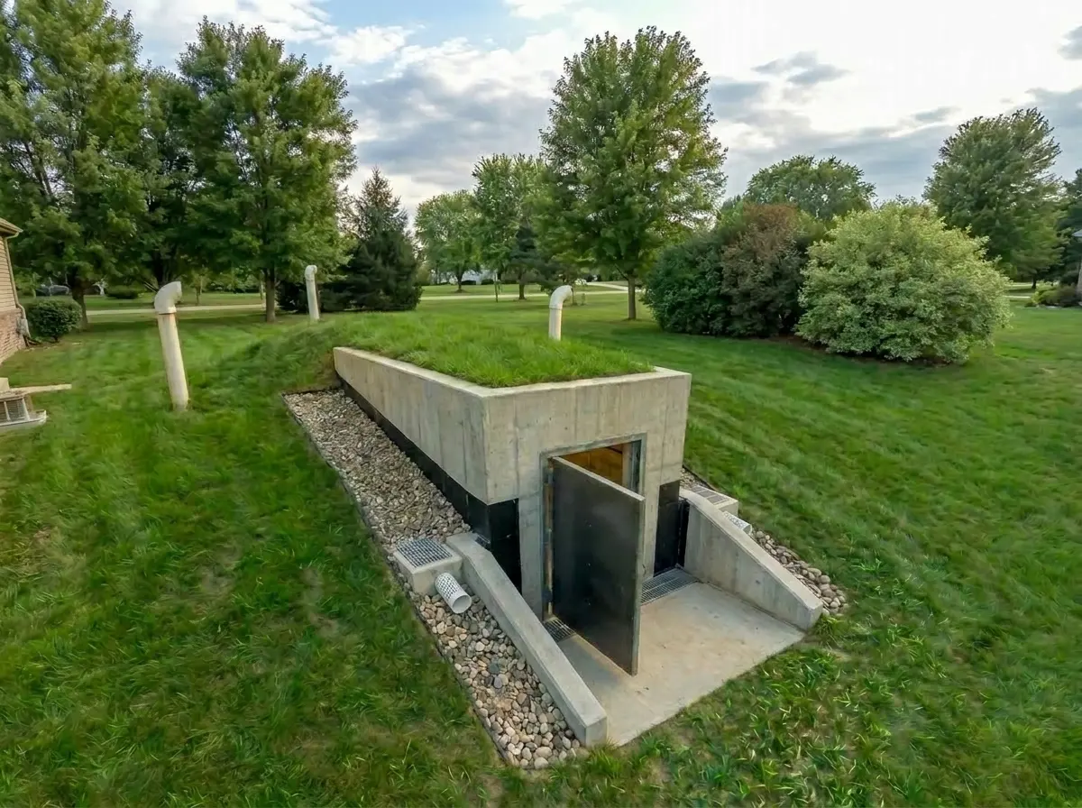 Underground Poured Concrete Tornado Shelter build guide